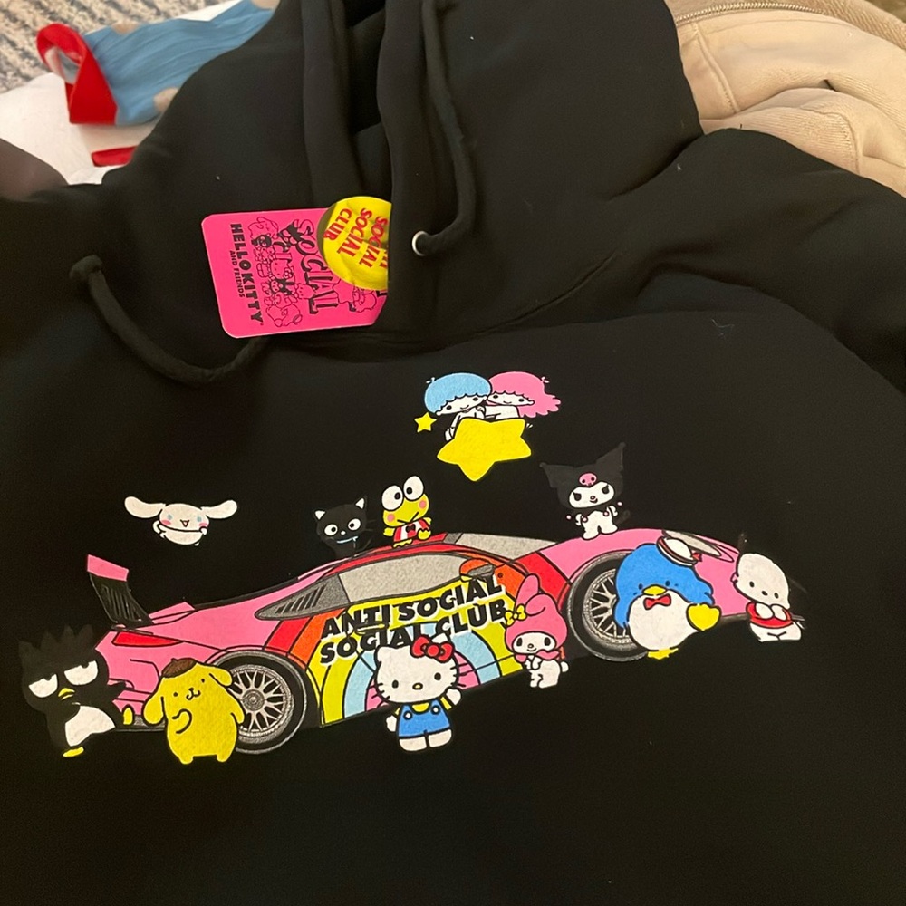 Anti social social club collab Hello Kitty Sanrio